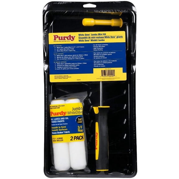 Purdy 6.5 in. White Dove Jumbo Mini Paint Roller Kit
