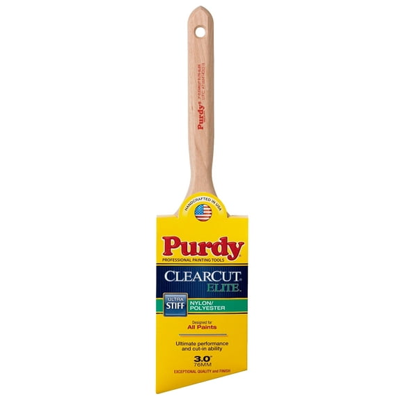 Purdy ClearCut Elite Glide 3 In. Angular Trim Paint Brush 144152830 Pack of 6
