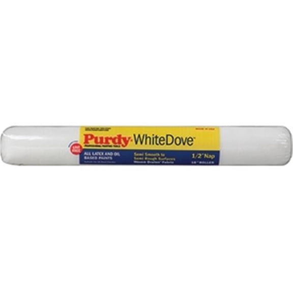 Purdy Corp 144670183 White Dove 18 in. Roller Cover 0.50 in. Nap - White - 18 in.