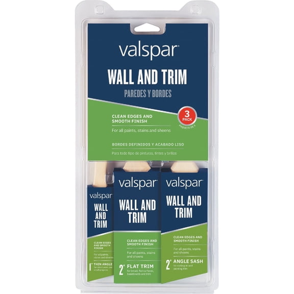 Purdy Corp. Valspar Wall And Trim Paint Brush Set - Pack of 6