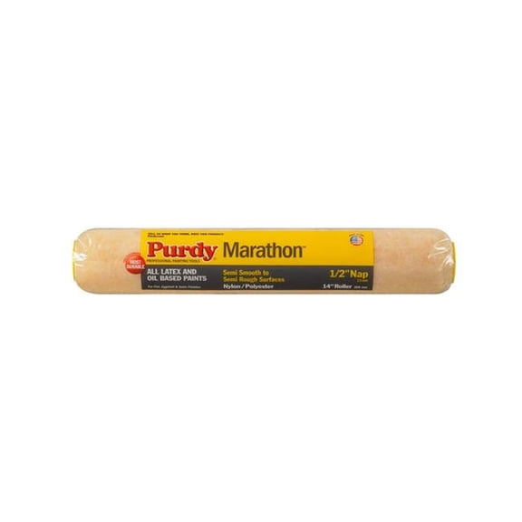 Purdy  Marathon Nylon & Polyester 0.5 x 14 in. Regular Paint Roller Cover - Pack of 6