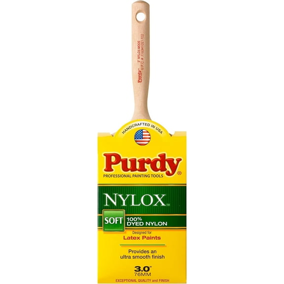 Genuine Purdy Nylox Mode Flat 3" Paint Brush 144228230