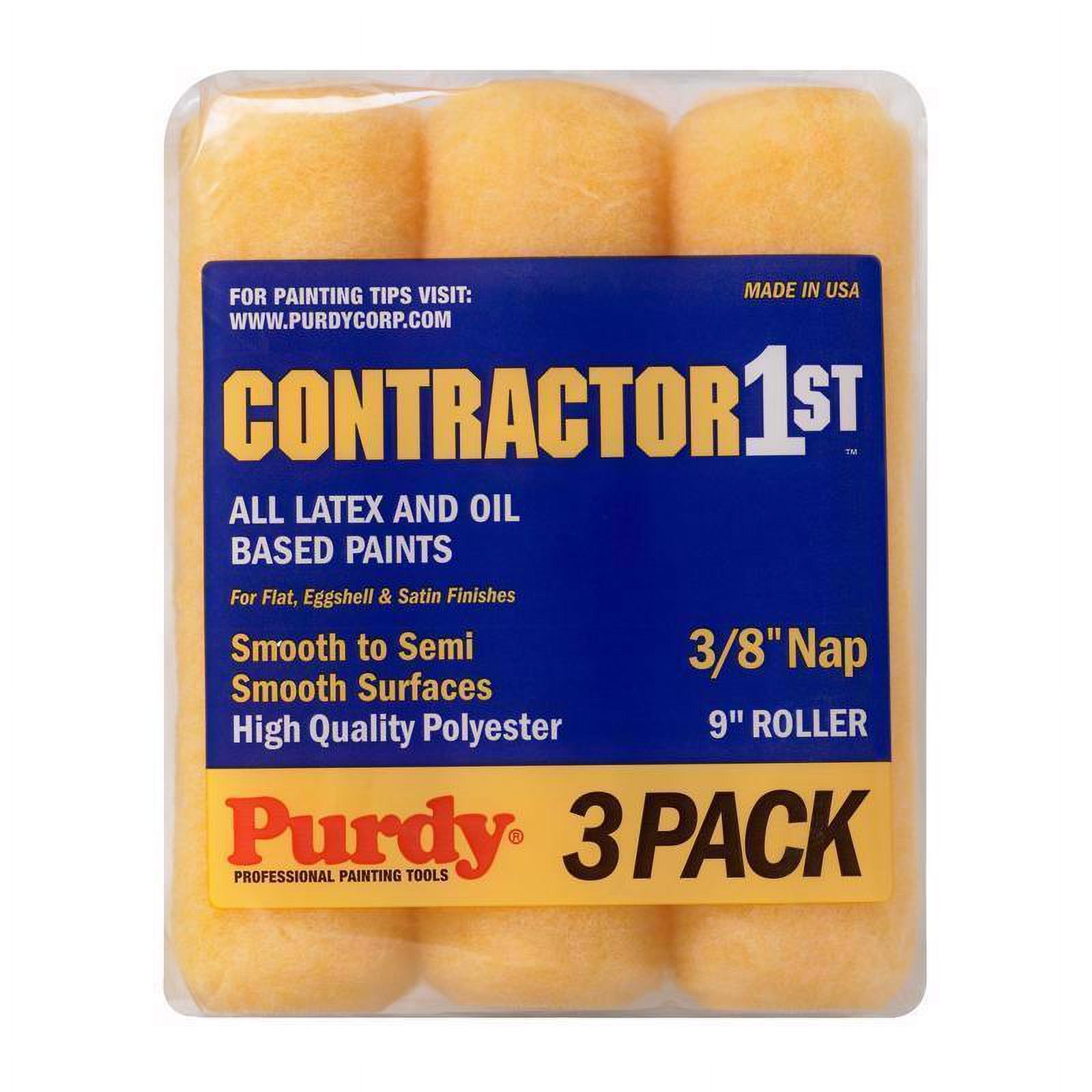Purdy Paint Roller, 3 Count