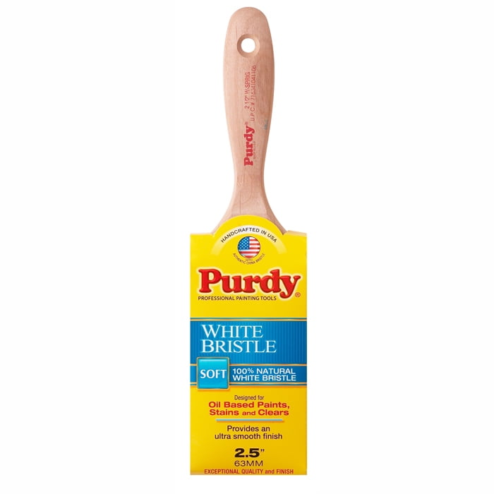 Purdy White Bristle Sprig Natural Bristle Flat 2-in Paint Brush Purdy White Bristle Sprig Natural Bristle Flat 2-in Paint Brush