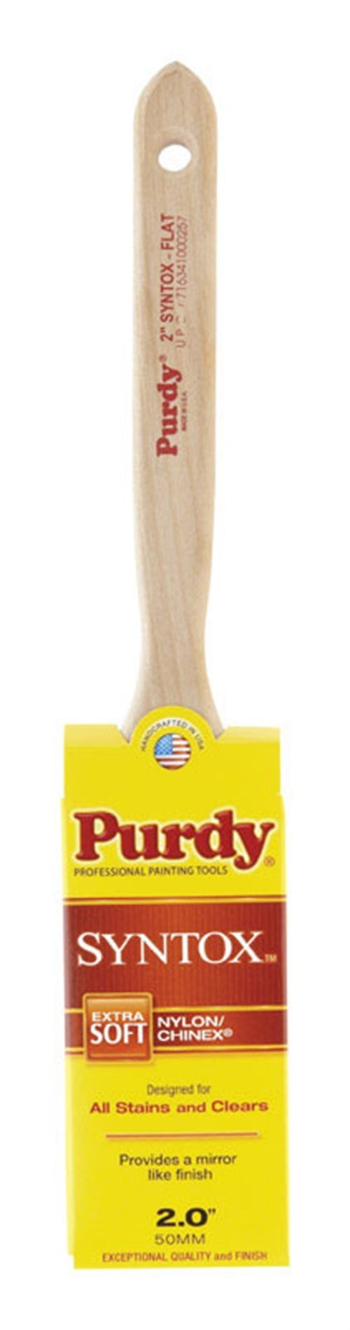 Purdy Syntox 2 in. W Extra Soft Flat Trim Paint Brush