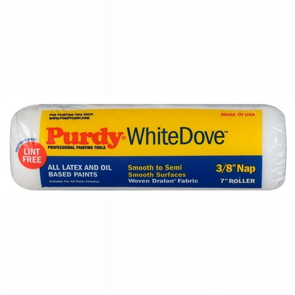 Purdy 14A670072 White Dove Dralon 7 In. W X 3/8 In. S Regular Paint Roller Cover