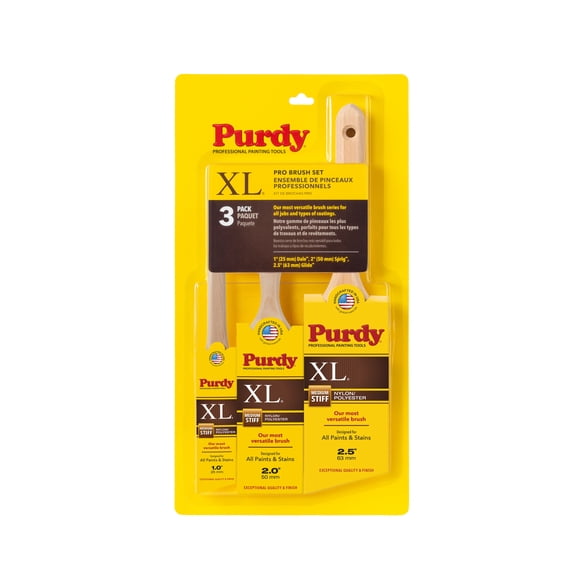 Purdy XL Pro Brush Set, 3 count