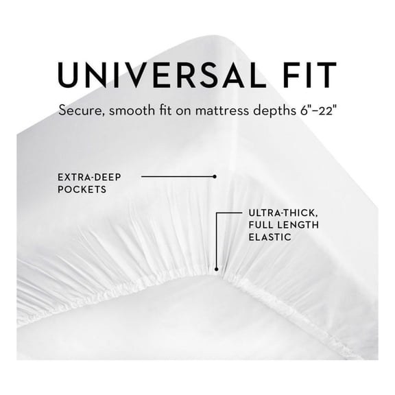 Pure 1000 Thread Count | 100% Egyptian Cotton Sheet Set | Queen(60" X 80") White Sateen Weave Set 8"-14"(inch) Deep Pockets with Elastic Bounded 4 Piece Set