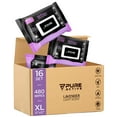 thumbnail image 1 of Pure Active Ultimate Shower Body and Face Wipes for Men, Scented (Multipack 480 Wipes, Lavender), 1 of 10