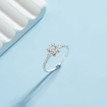 Pure Affection Engagement Ring, Moissanite Engagement, Proposal Ring for Her, Women Ring, LavaJewelry 4