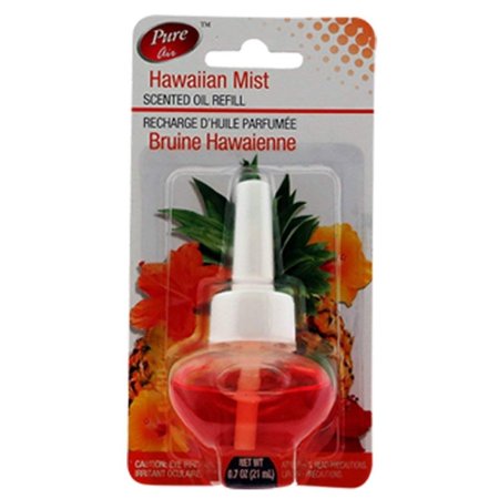 Pure Air Plug In Air Freshener Refill Hawaiian Mist 21ml (Pack of 3)
