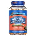 thumbnail image 1 of Pure Alaska Omega 100% Natural Wild Alaskan Salmon Oil 1000 mg, 210 ct Softgels, 1 of 6