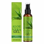 Pure Aloe Gel Spray Organic Unscented Fast Absorbs Gel for Face Hair Dry Skin Summer Sunburn Soothing Skin Travel Size 60ml