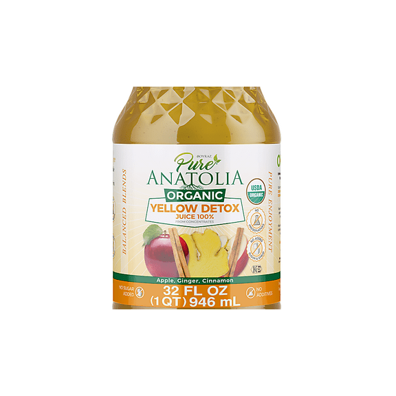 Pure Anatolia Organic Yellow Detox Juice, 32oz