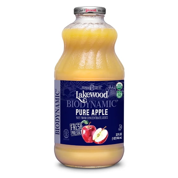 Juice Lakewood Organic 32 Fz Pure Apple