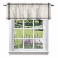 thumbnail image 1 of Pure Apricot Kitchen Curtain Valances for Windows Farmhouse Short Curtains, Simple Solid Color Rod Pocket Valance Curtain for Bedroom Cafe Living Room 42"x12", 1 of 8