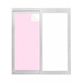 thumbnail image 1 of Pure Apricot Window Privacy Film, Simple Solid Color Static Cling UV Sun Blocking Tint Film Heat Control Windows Films for Bedroom Bathroom, Window Stickers 23.6"x59", 1 of 8