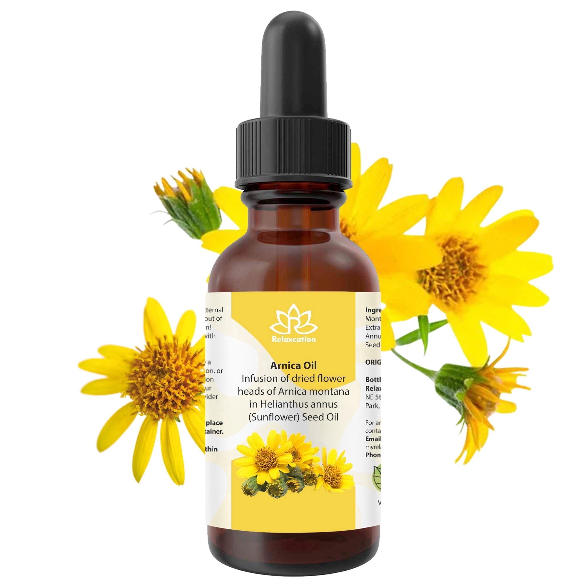 Pure Arnica Organic Oil – Unrefined, Massage & Skincare Treatment