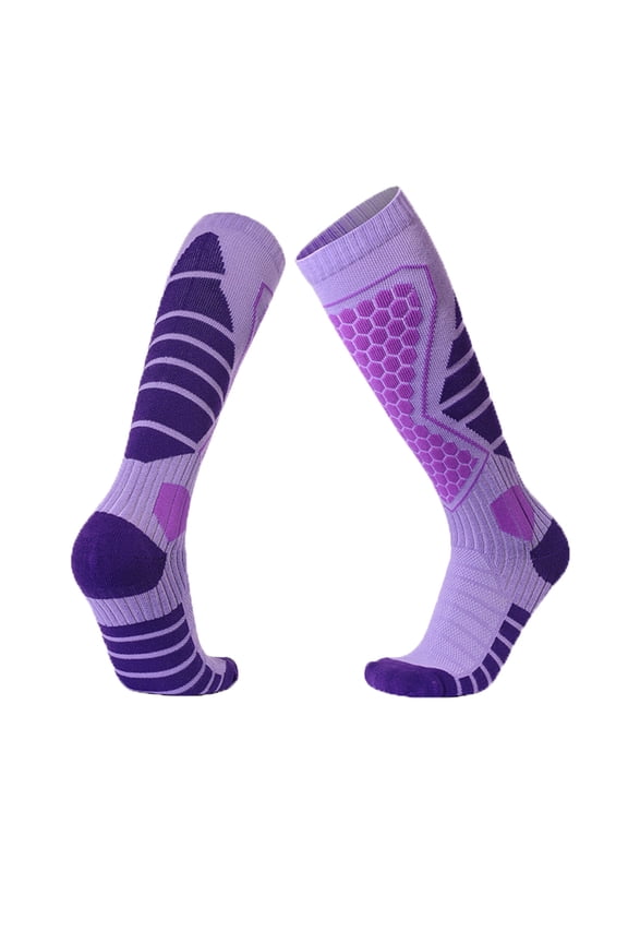 Pure Athlete Wool Ski Socks Women Men Pure Athlete Alpine Ski Socks Wool Snowboard Skiing Warm Midweight Socks