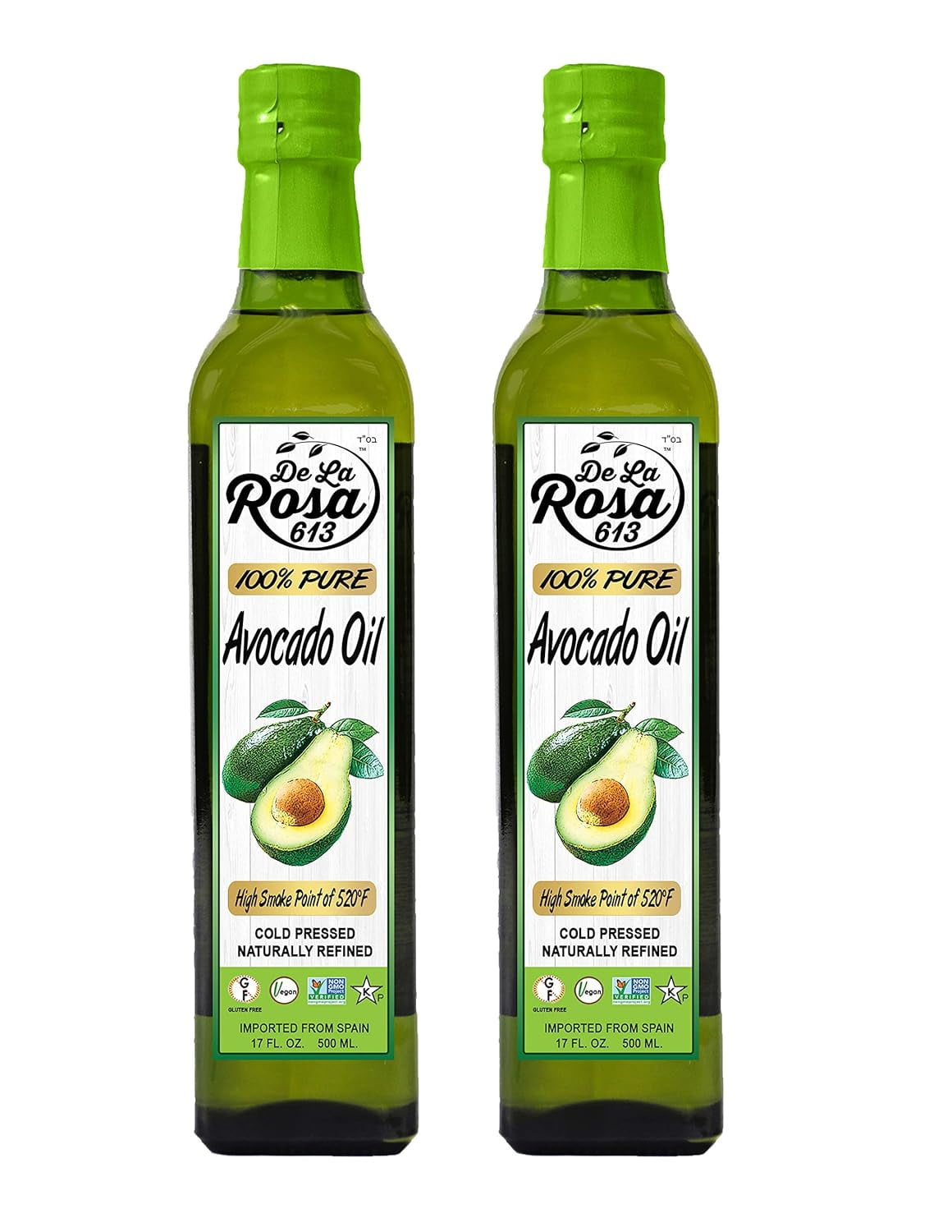 Pure Avocado Oil, Kosher for Passover, Vegan, NonGMO & Gl Free, Great