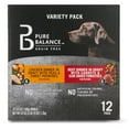 Pure Balance Chicken Dinner & Beef Dinner Wet Dog Food Variety Pack, 3.