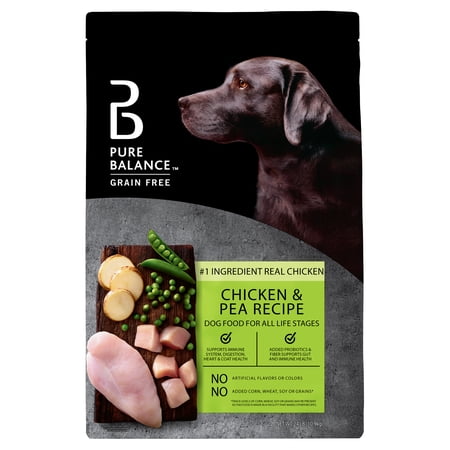 Pure Balance Grain-Free Chicken & Pea Recipe Dry Dog Food, 11 lbs