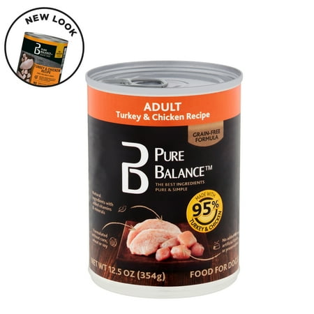 Pure Balance Grain-Free Formula Turkey & Chicken Recipe Adult Food for Dogs, 12.5 oz