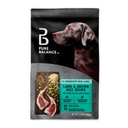 Pure Balance Lamb & Brown Rice Recipe Dry Dog Food, 15 lbs