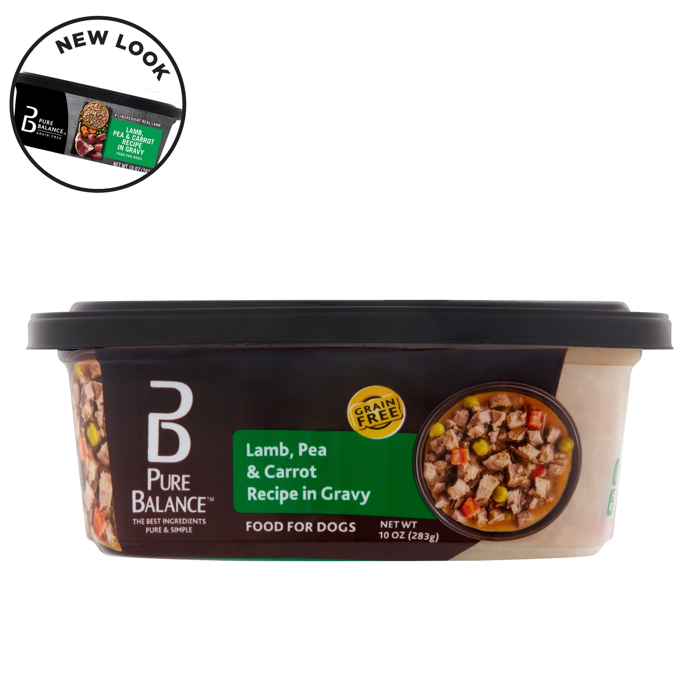 Pure Balance Lamb, Pea Carrot Recipe in Gravy Food for Dogs, 10