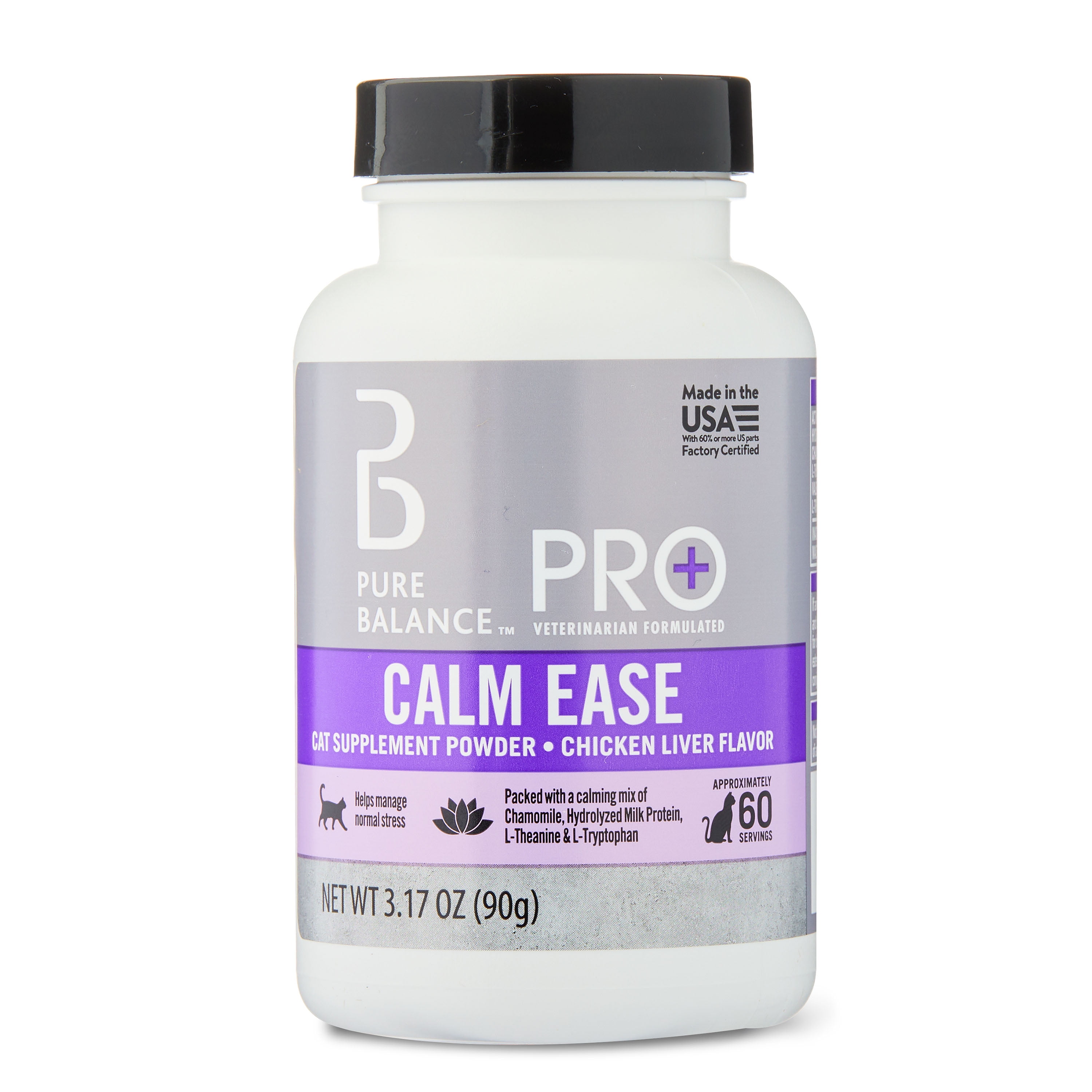 Calm Pro 5 For Neuropathy Reviews Pure Balance Pro+ Veterinarian Formulated Calm Ease for Cats, Chamomile
