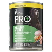 Pure Balance Pro+ Chicken Recipe Wet Dog Food for Healthy Weight, 12.5 oz Can