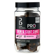 Pure Balance Pro+ Skin & Coat Care Dog Soft Chews, 4.23 oz, 30 Count