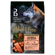 Pure Balance Wild & Free Grain-Free Salmon & Pea Recipe Dry Dog Food, 24 lbs