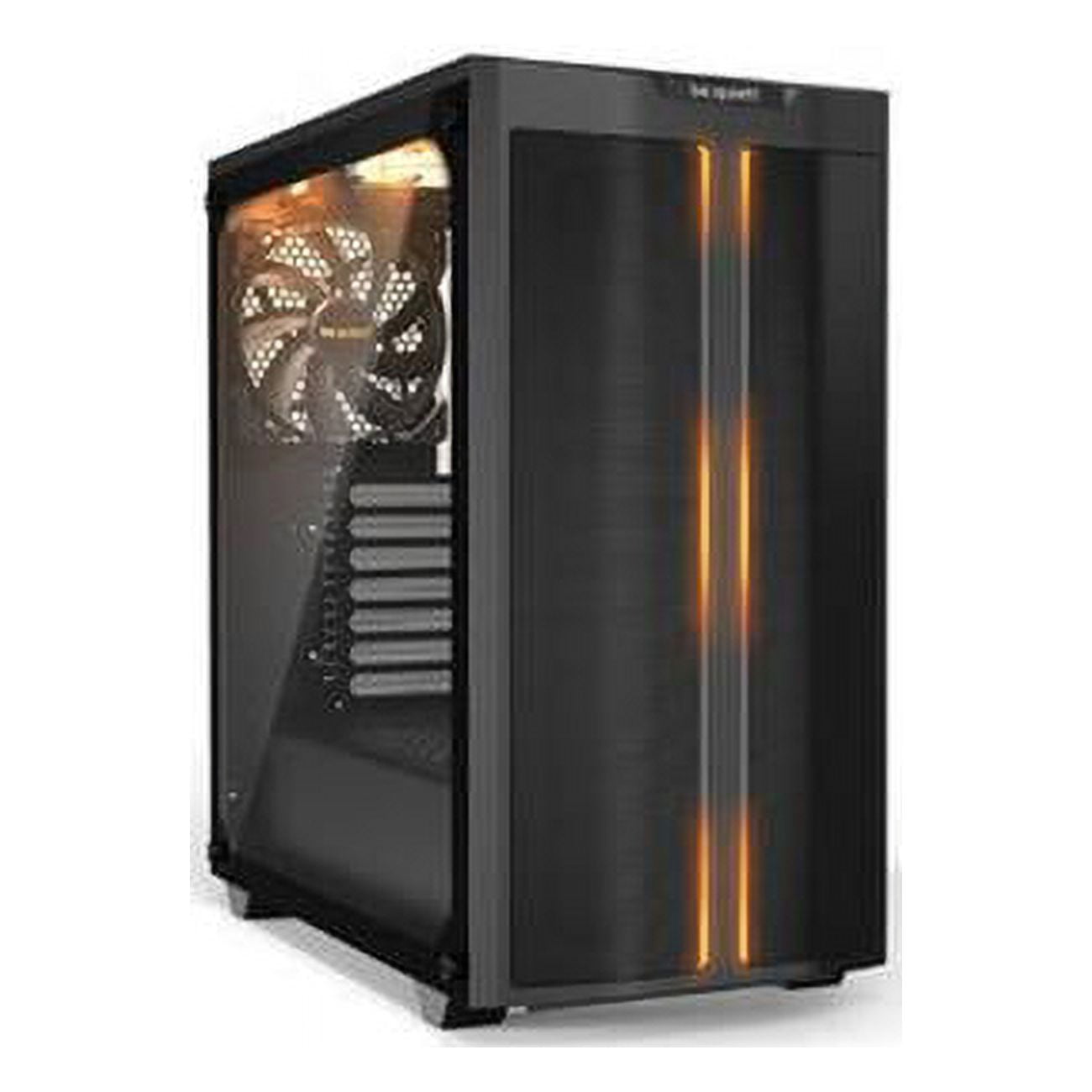 Pure Base 500DX Mid Tower ATX Case ARGB, 3 Pre-Installed Pure Wings 2 with Tempered Glass Window, Black