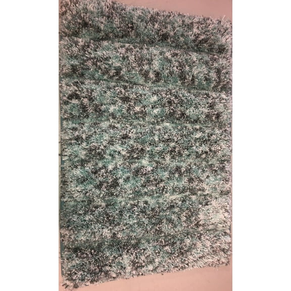 Pure Bath Brighton 2-Pc. Mottled Bath Rug Set, Aqua