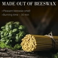Pure Beeswax Candles NoDrip, SmokeLess, Tall, Thin Taper Decorative