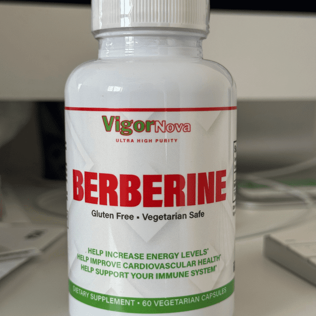 Pure Berberine Supplement Organic Natural Weight Loss & Blood Sugar Control 600mg, 60