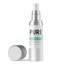 Pure Biology Premium Total Under Eye Cream for Wrinkles | Moisturizing, Hydrating, Anti-aging Serum for Men and Women, 0.5 fl oz (15 ml)