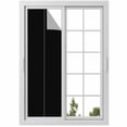 thumbnail image 1 of Black Window Privacy Film, Solid Color Farmhouse Black Static Cling UV Sun Blocking Heat Control Window Tint Day and Night, Non-Adhesive Reusable One Way Windows Privacy Cover 17.7''x78.7'', 1 of 7