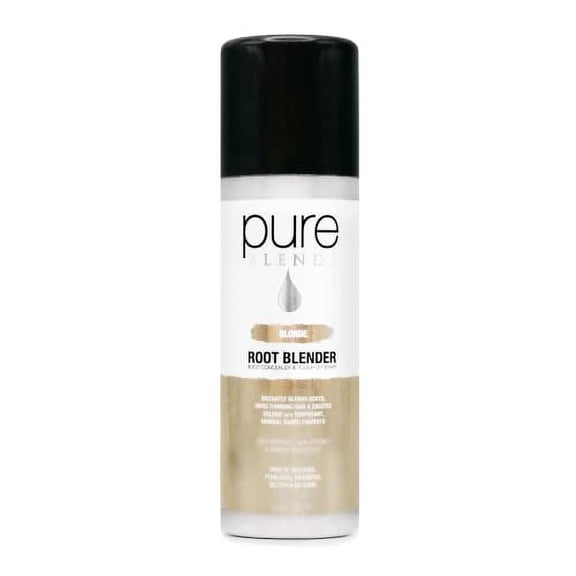 Pure Blends Blonde Root Blender Concealer & Touch Up Spray Blend Roots Hide Thinning Hair & Create Volume With Temporary Mineral Base Pigment Fast Drying, Non Sticky & Water Resistant 2.5 Oz