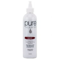 Pure Blends Cherry Hydrating Color Depositing Shampoo | Brighten & Tone Color Faded Hair | Semi Permanent Hair Dye | Prevents Color Fade | Extend Color Service on Color Treated Hair | 8.5 Oz.