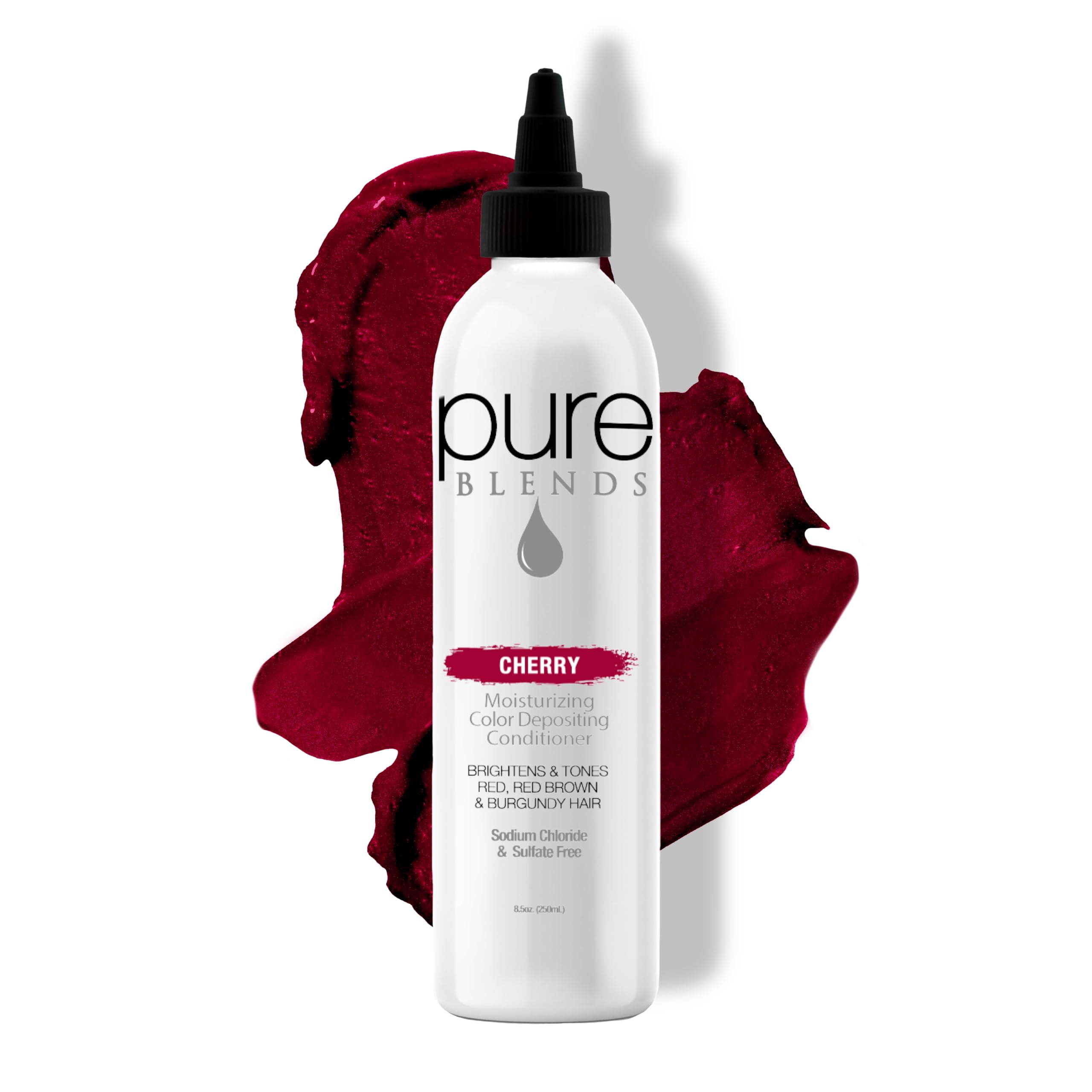 Pure Blends Cherry Moisturizing Color Depositing Conditioner Brighten Tone Color Faded Hair