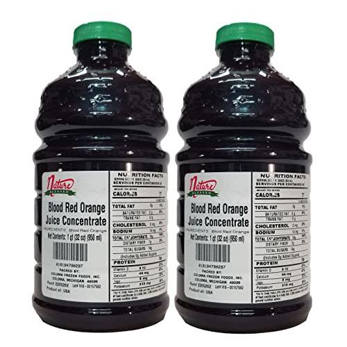 Pure Blood Red Orange Fruit Juice Concentrate 2 Quarts (2/32 Fl Oz