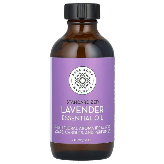 Pure Body Naturals Essential Oil, Lavender , 4 fl oz (118 ml)