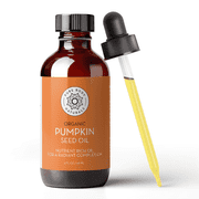 Pure Body Naturals Organic Pumpkin Seed Oil for Hair and Skin Care, Pure Cold Pressed, 4 fl oz
