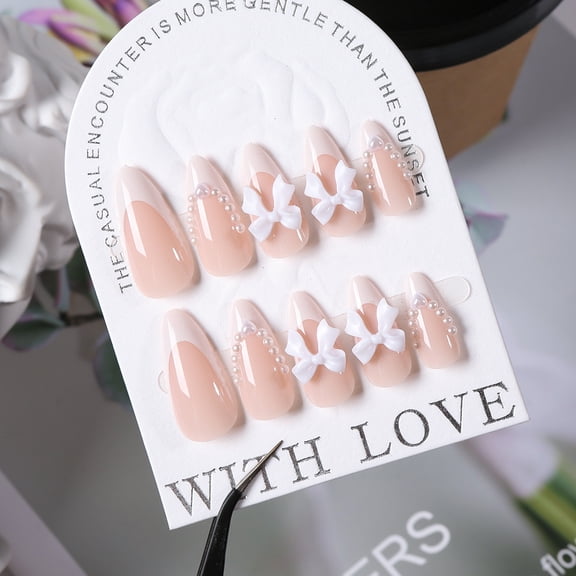 Pure Bow Wear Armor Nail Sticker
