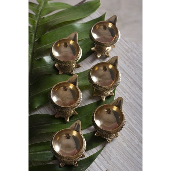 Pure Brass Akhand Jyoti Deepak For Spiritual Purpose Table Diya