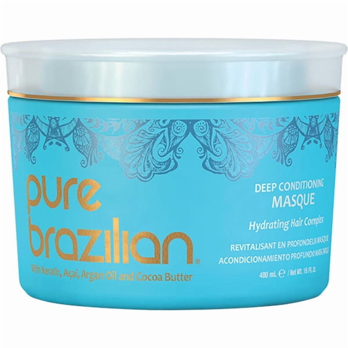 Pure Brazilian Deep Conditioning Masque 16 oz