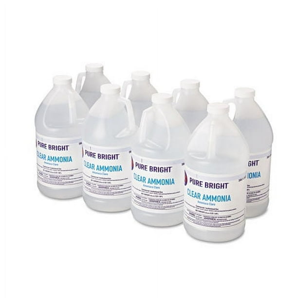 Clear Ammonia, 64 oz Bottle, 8/Carton Clear Ammonia, 64 oz Bottle, 8/Carton