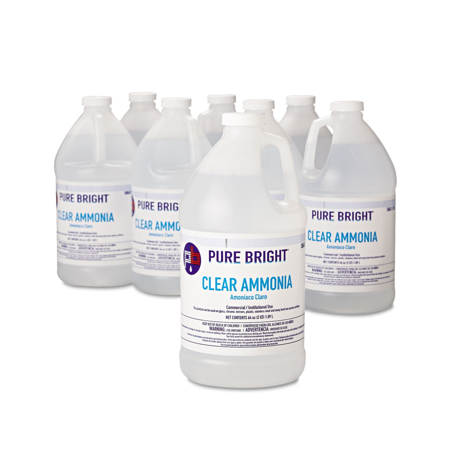 Pure Bright Household Purpose Cleaning Liquid, Clear Ammonia Cleaner